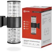 Светильник НБУ ART-2хA60-BL E27 IP65 230В уличный настен. двусторон. под лампу 2хA60 алюм. черн. IN HOME 4690612037776