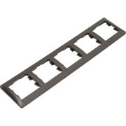 Рамка 5-м Glossa горизонт. графит SE GSL001305