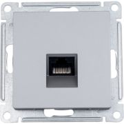 Розетка компьютерная AtlasDesign RJ45 кат.5E механизм сталь SE ATN000983