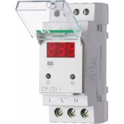 Реле напряжения CP-721-1 (CP-721-63A) (однофазное; цифровая индикация; напряжение питания 50-450В контакт 1NO 63А встроен. таймер регистрация аварий в памяти индикация текущего напряжения) (аналог УЗМ) F&F EA04.009.013