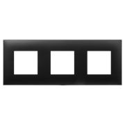 Рамка 3-м 6мод. Avanti «Черный матовый» DKC 4412906