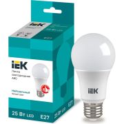 Лампа светодиодная 25Вт A80 грушевидная 4000К нейтр. бел. E27 230В IEK LLE-A80-25-230-40-E27