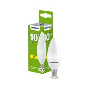 Лампа светодиодная C35 10Вт свеча 3000К E14 230В GENERICA LL-C35-10-230-30-E14-G