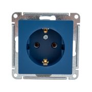 Розетка AtlasDesign 16А с заземл. механизм аквамарин SE ATN001143