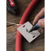 Бирка кабельная маркировочная У-134 (большой квадрат) (уп.100шт) EKF mt-134-bs