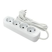 Удлинитель 4х2м с заземл. 16А IP20 Эксперт 3.0кВт ПВС 3х1 PROxima EKF UBA16-310-4-02