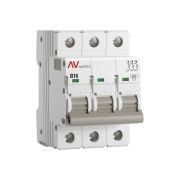 Выключатель автоматический модульный 3п B 16А 6кА AV-6 AVERES EKF mcb6-3-16B-av