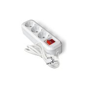 Удлинитель 3х3м с заземл. IP20 S-303А ПВС 3х1.5 с выкл. Universal 1726