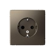 Розетка ArtGallery 16А с заземл. защ. шторки механизм мокко SE GAL000645