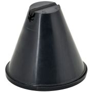 Держатель проводника круглого 8-10мм плоск. кровля H=100мм пластик с бет. IEK ZDP80-70-6-18-100